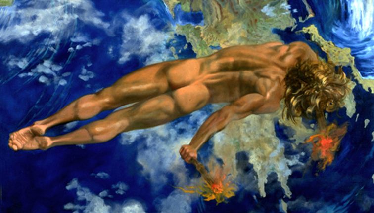 PROMETHEUS Stealing Fire by André Durand (cropped)