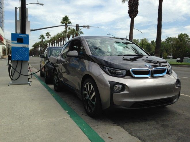 The lightweight, compact DC Fast Charger will power 80% of the BMW i3's battery in 30 minutes.