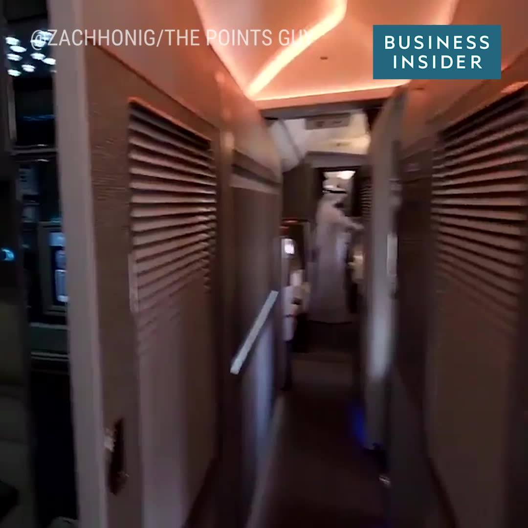 Flying First Class In Emirates New Boeing 777 300er Cabin