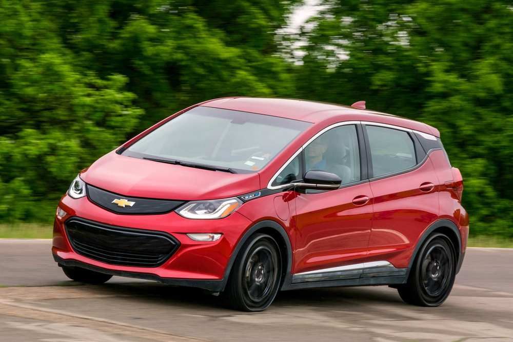 Michelin Uptis airless tires on a Chevy Bolt EV