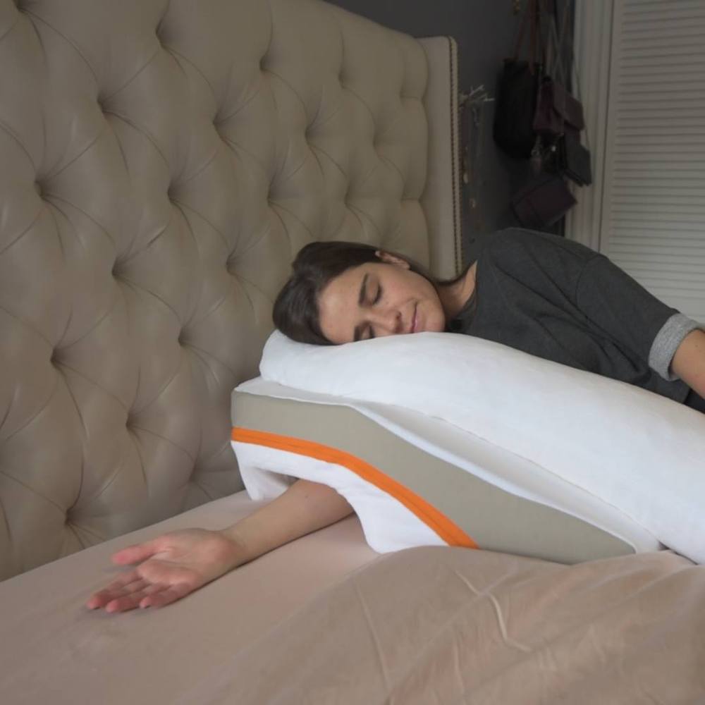 I tried to ease my acid reflux symptoms with a pillow