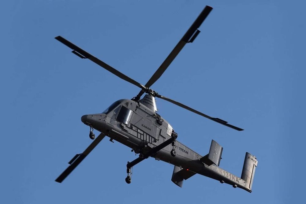 K-MAX TITAN, the world’s first commercial heavy-lift unmanned helicopter