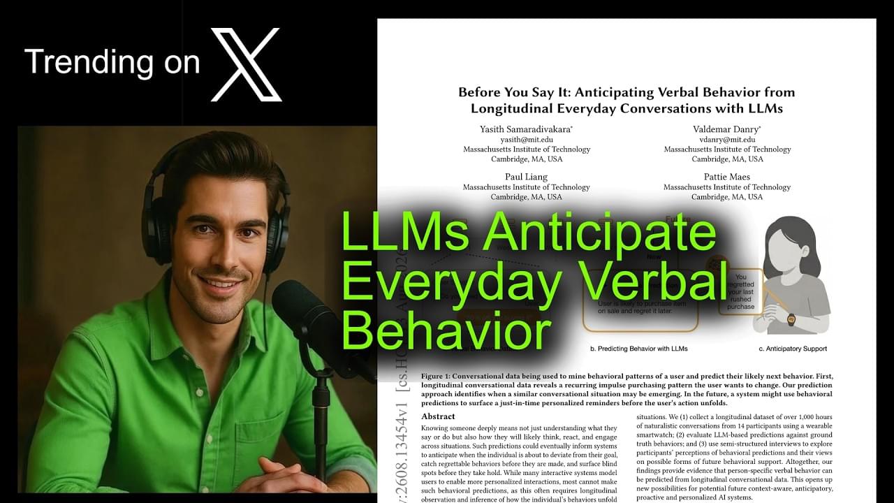 LLMs Anticipate Everyday Verbal Behavior
