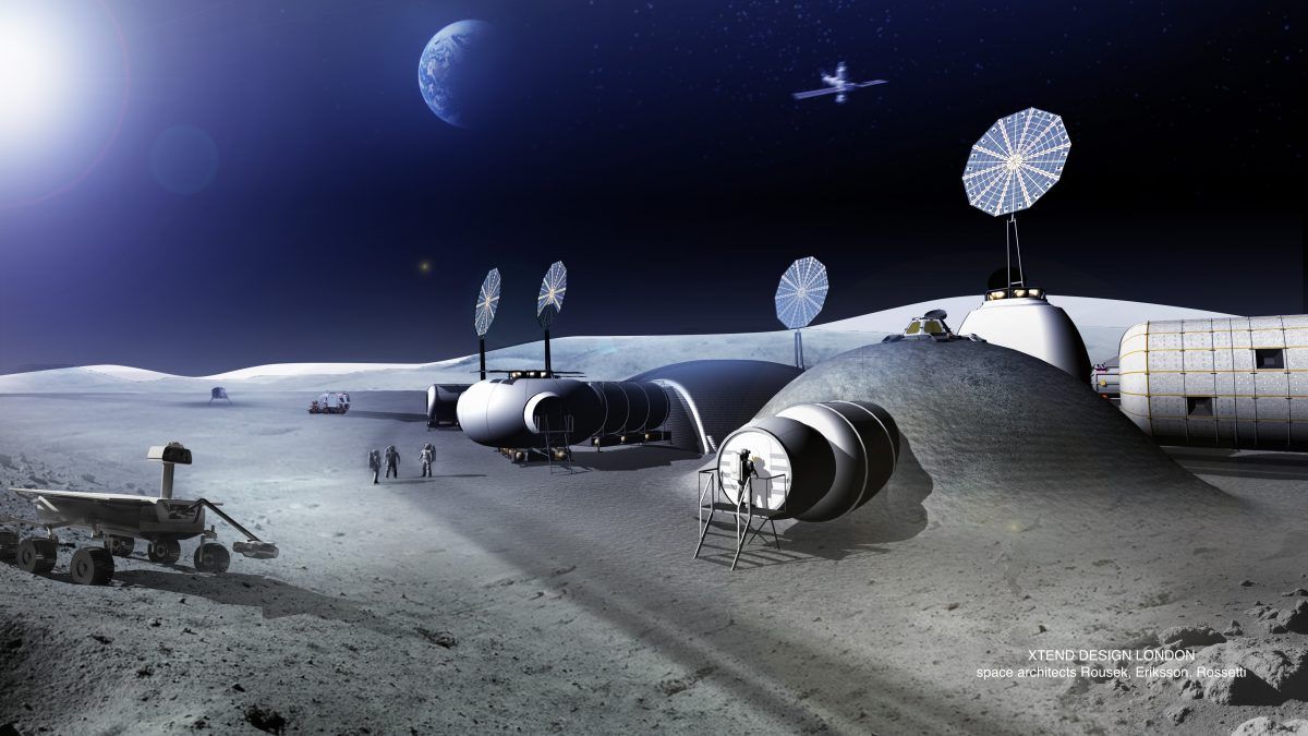 logistics of the moon village