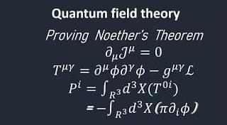 Noether's theorem proof |Quantum field theory