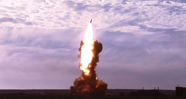 A Russian anti-ballistic missile test
