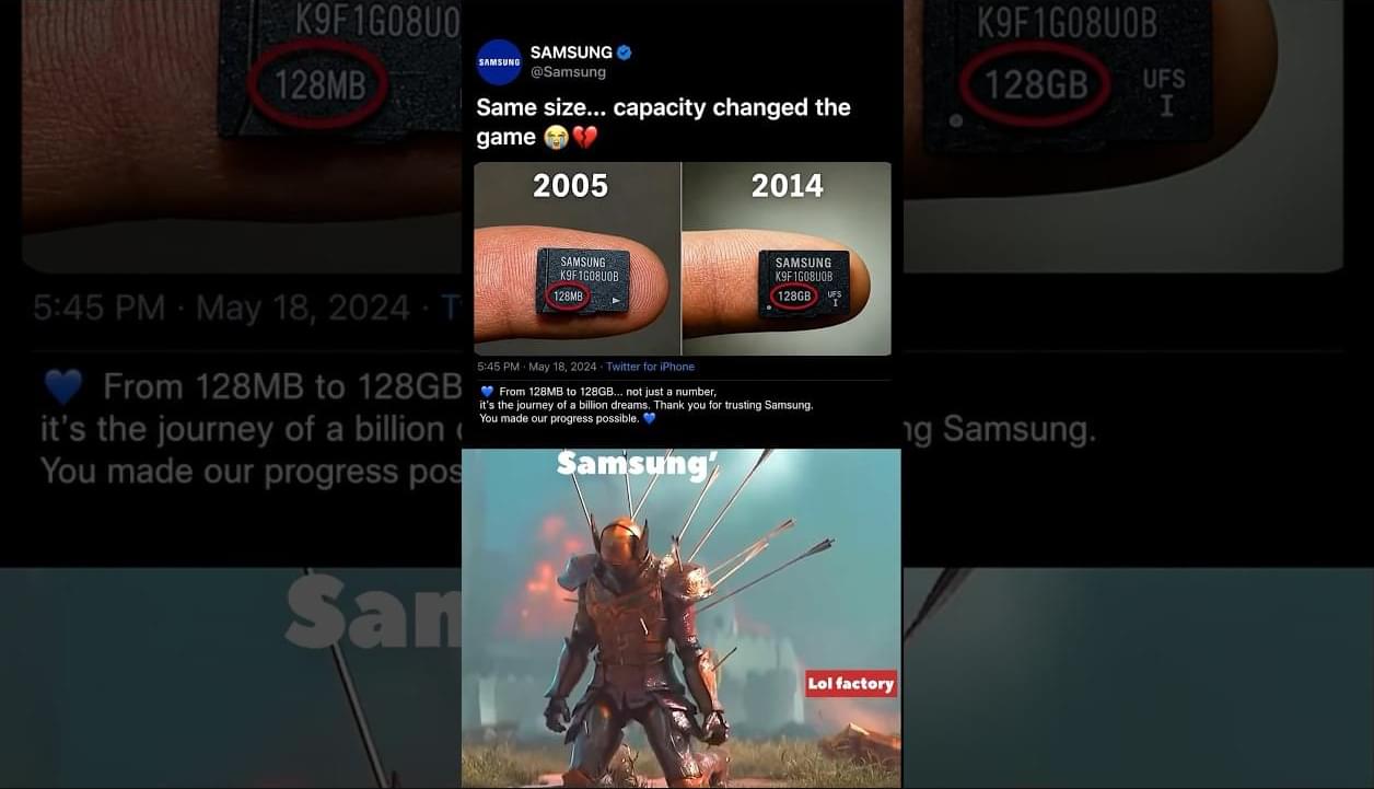 Samsung’s Insane Storage Evolution!勞 #memes #meme #usa – Lifeboat News ...