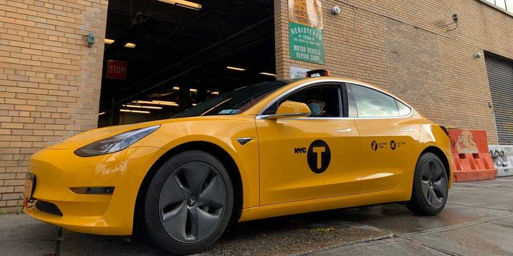 The first Tesla taxi in NYC just hit the streets as the city’s only