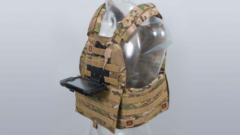 This Tablet Toting Military Vest Is Actually A Giant Battery Lifeboat 