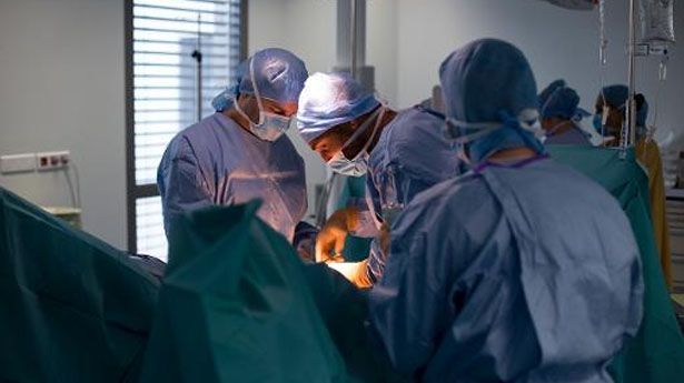 Stephen Power from Cardiff in Wales is thought to be one of the first trauma patients in the world to have a procedure in which 3D printing was used at every stage (AFP)