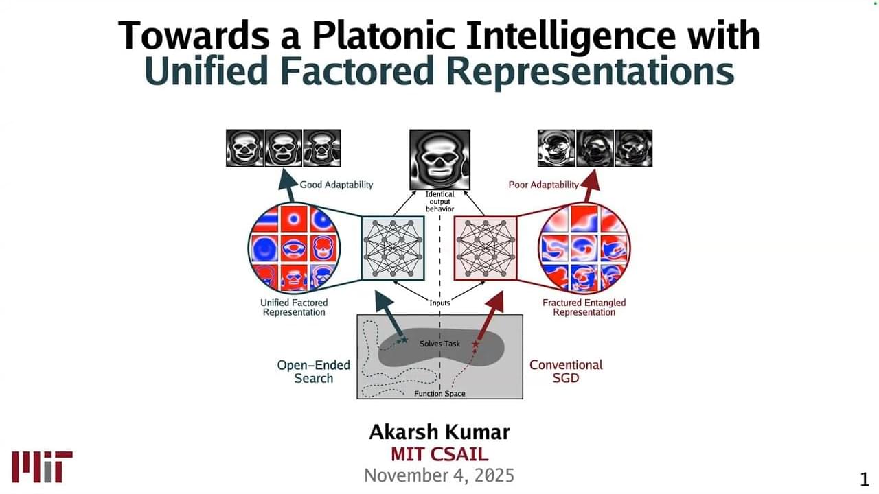 “Towards a Platonic Intelligence with Unified Factored Representations ...