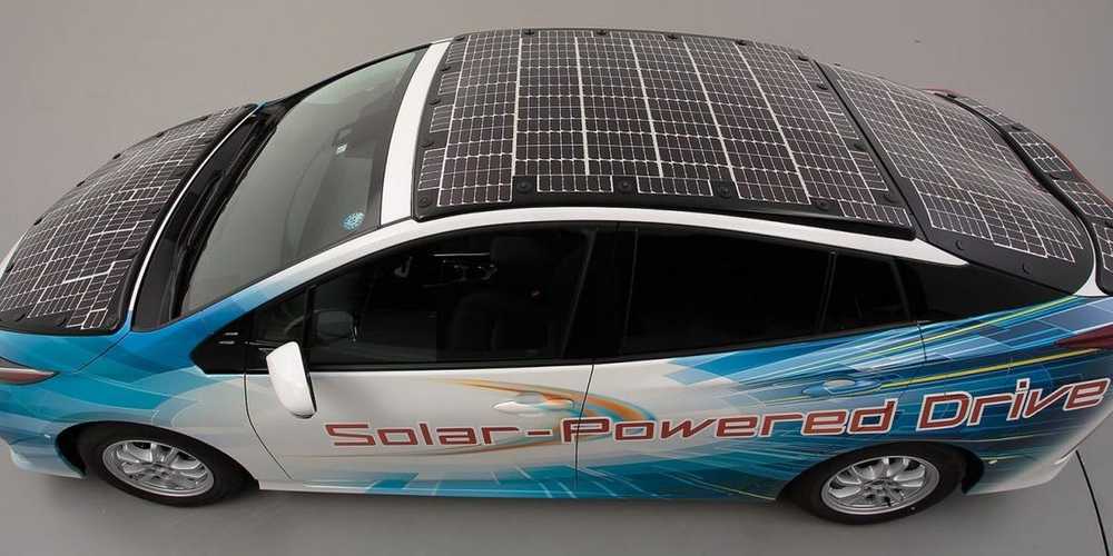 toyota is working on innovating a solar powered electric car that can run forever and never needs charging