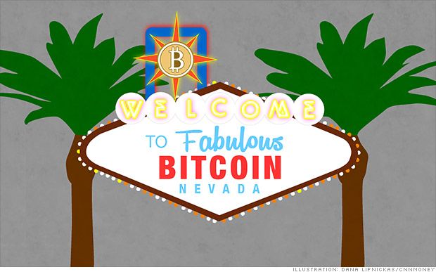 bitcoin vegas sign