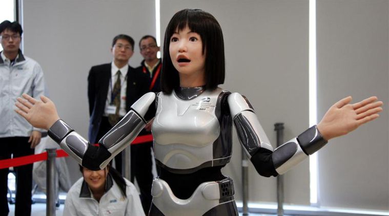 Robots, japan robots, Human like robots, Huis Ten Bosch, Japan, japan news, world news, world trending now, indian express