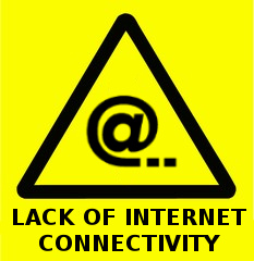 Lack of Internet Connectivity Warning
